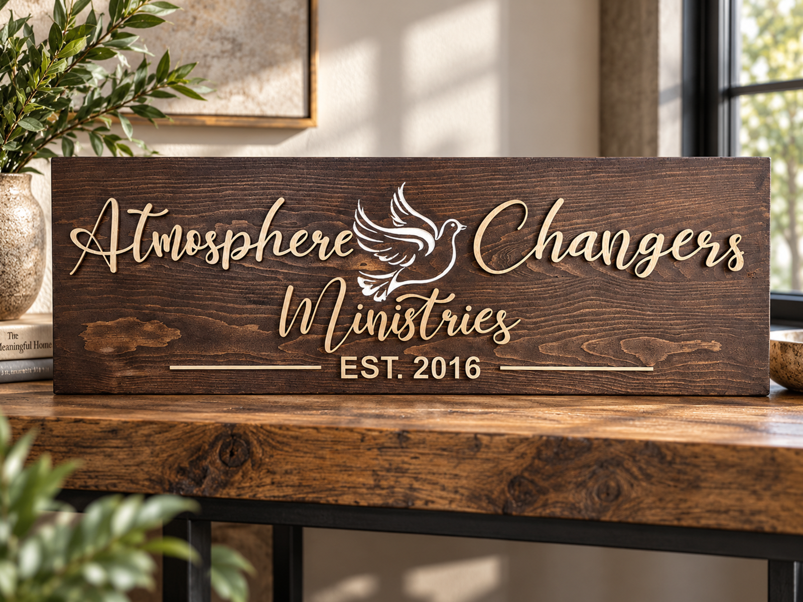 Atmosphere Changers Ministries Sign